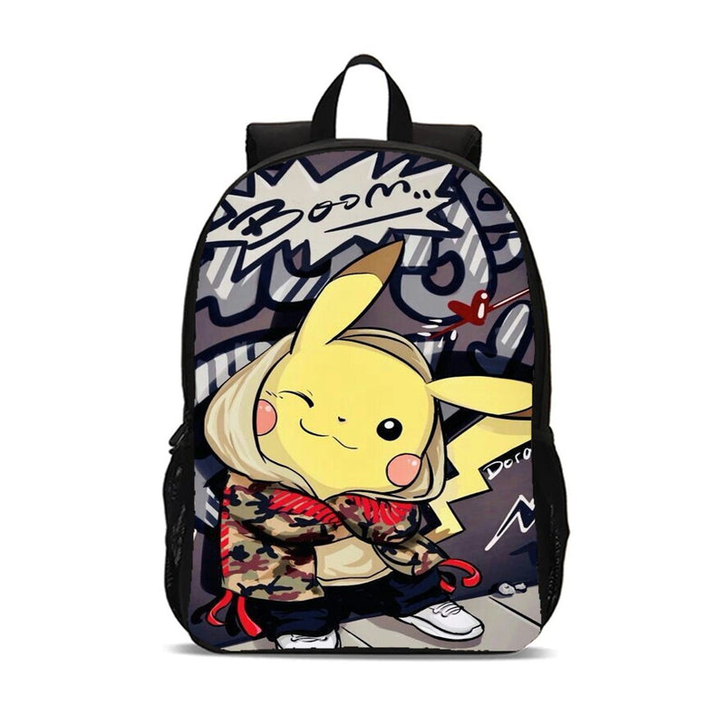MOCHILA + ESTOJO PIKACHU