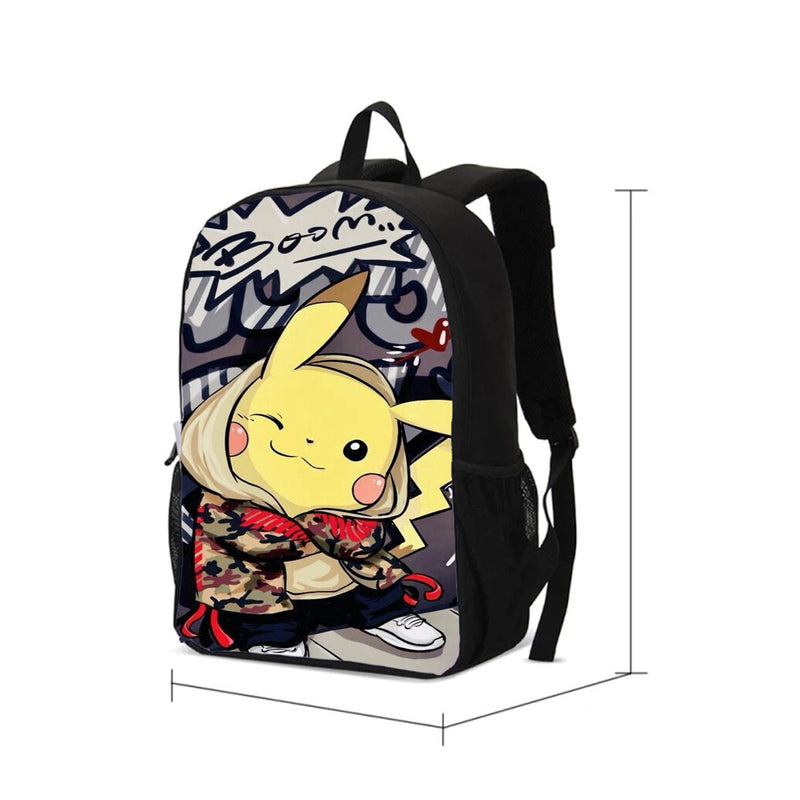 MOCHILA + ESTOJO PIKACHU