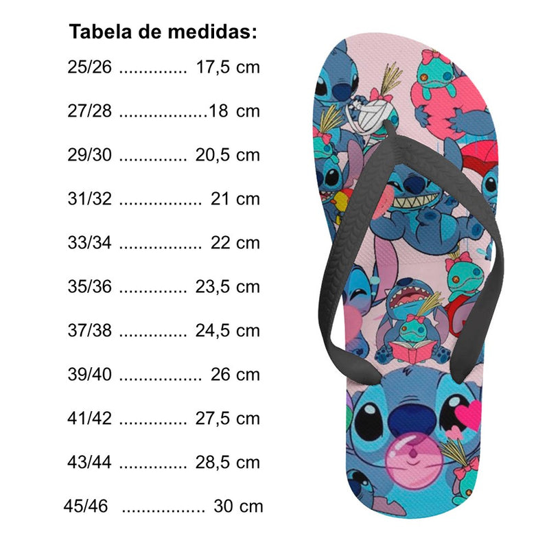 CHINELO DE DEDO STITCH LILO