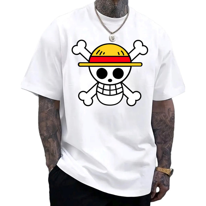 CAMISETA ALGODÃO CAVEIRA ONE PIECE