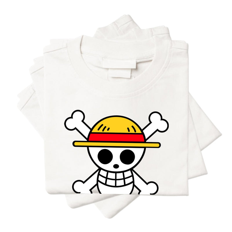 CAMISETA ALGODÃO CAVEIRA ONE PIECE