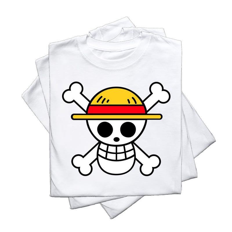 CAMISETA ALGODÃO CAVEIRA ONE PIECE