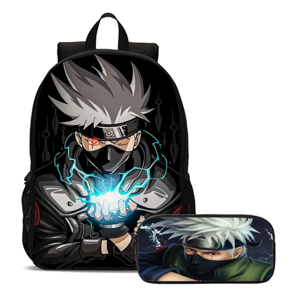 MOCHILA + ESTOJO KAKASHI NOVO RAIO
