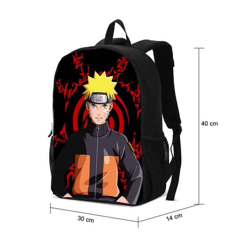 MOCHILA + ESTOJO NARUTO RAPOSA