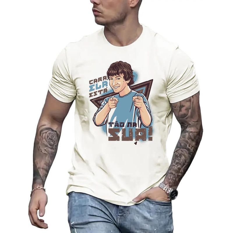 CAMISETA ALGODÃO ELA TA TÃO NA SUA