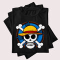 CAMISETA ALGODÃO CAVEIRA AZUL ONE PIECE