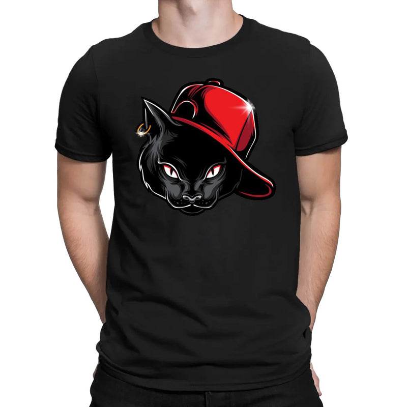 CAMISETA ALGODÃO GATO BONE